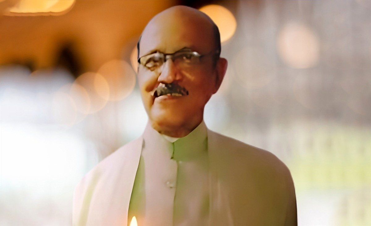 A portrait photograph of the late Shri Ashok Das