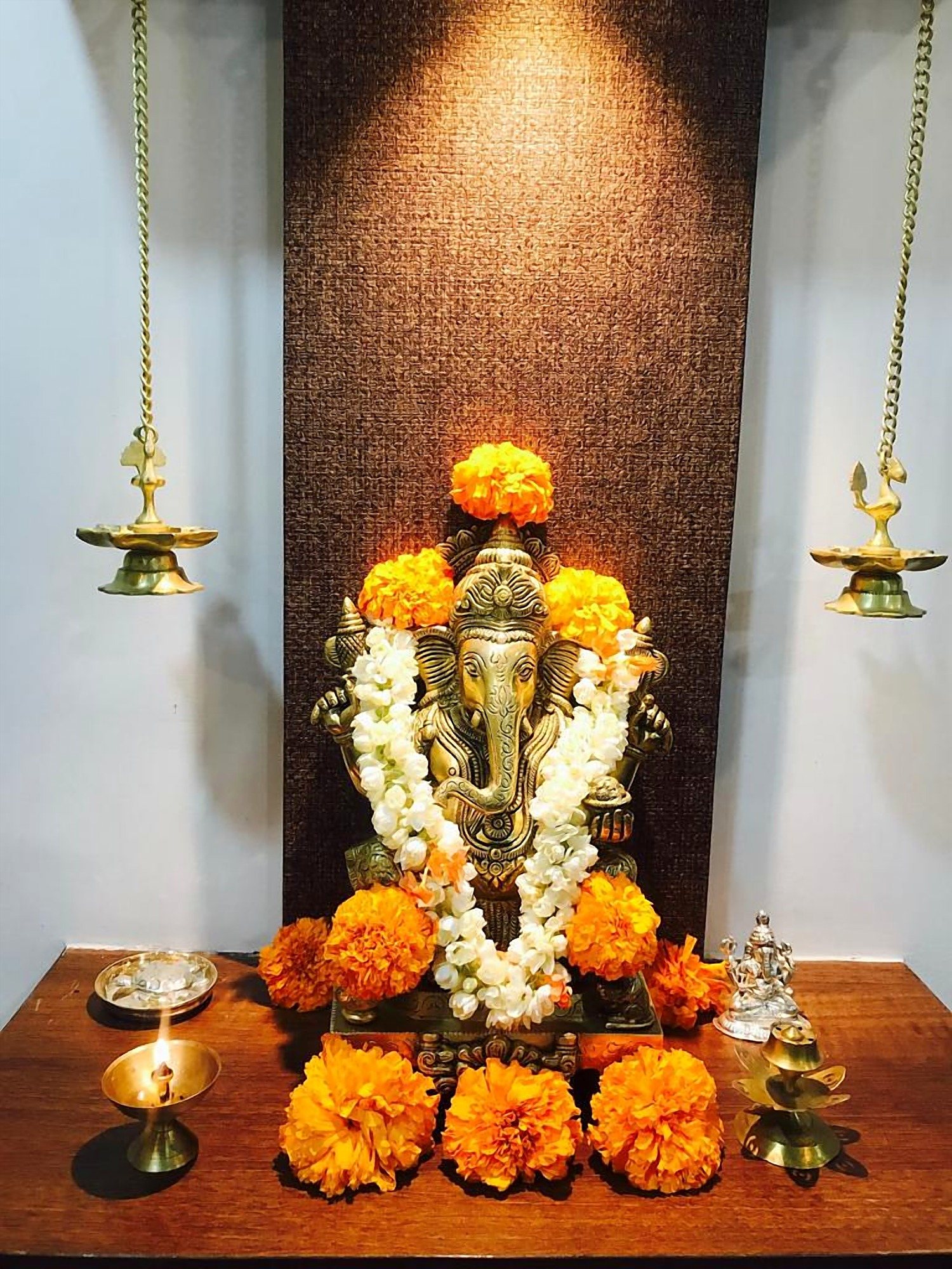 The shrine kept inside the clinic